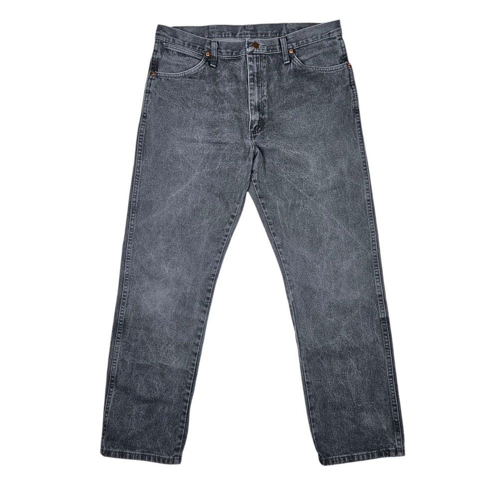 Vintage‎ Wrangler Jeans (Mens 35x32) 1013MWZ Cowboy Cut 90's Western Gray Marble